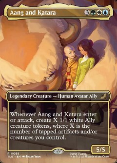 Aang and Katara Avatar- The Last Airbender Eternal Scene Frame